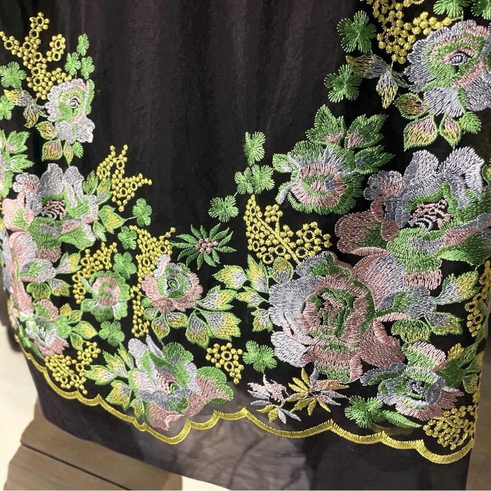 Donna Ricco Embroidered Dress - 8 - Picture 5 of 12